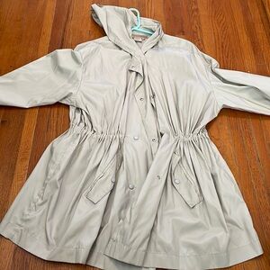 Very thin lightweight wind breaker jacket. Well made by Excursion.